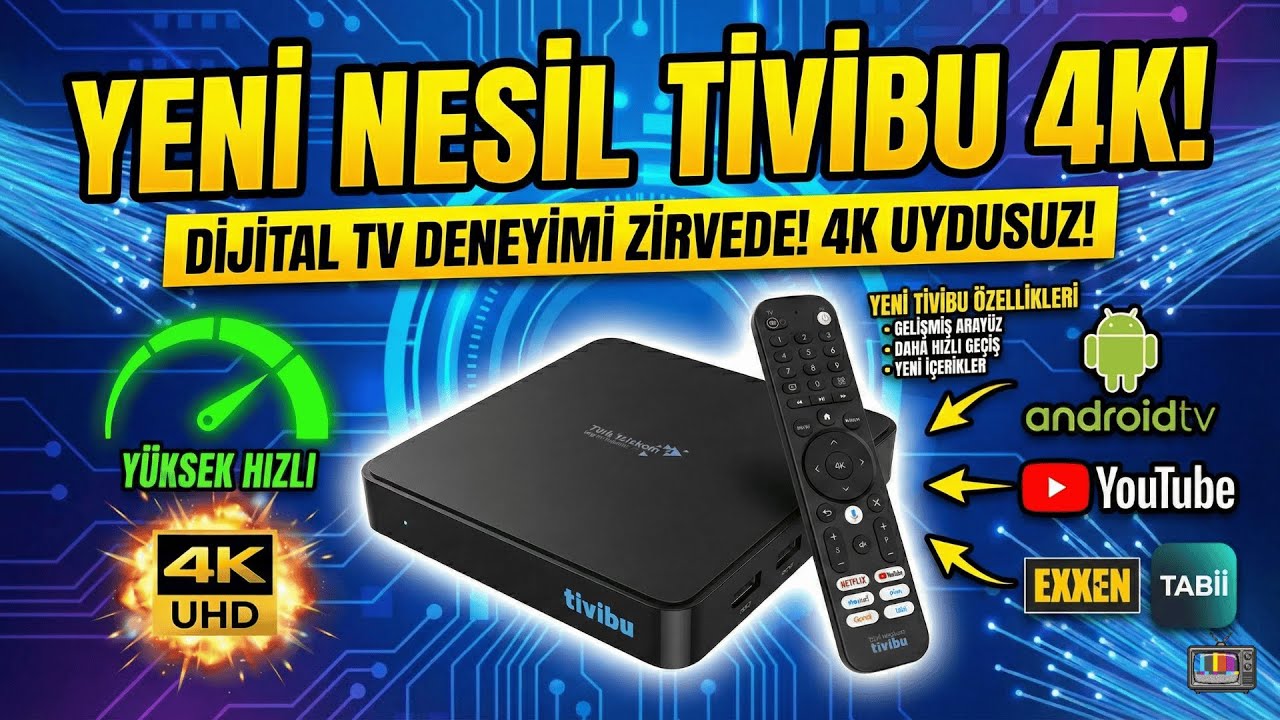 Tivibu 4K Android Kutu Durdur, Geri Al, Kaydet! TV Keyfini Zirveye Taşıyan 7 &Ouml;zellik