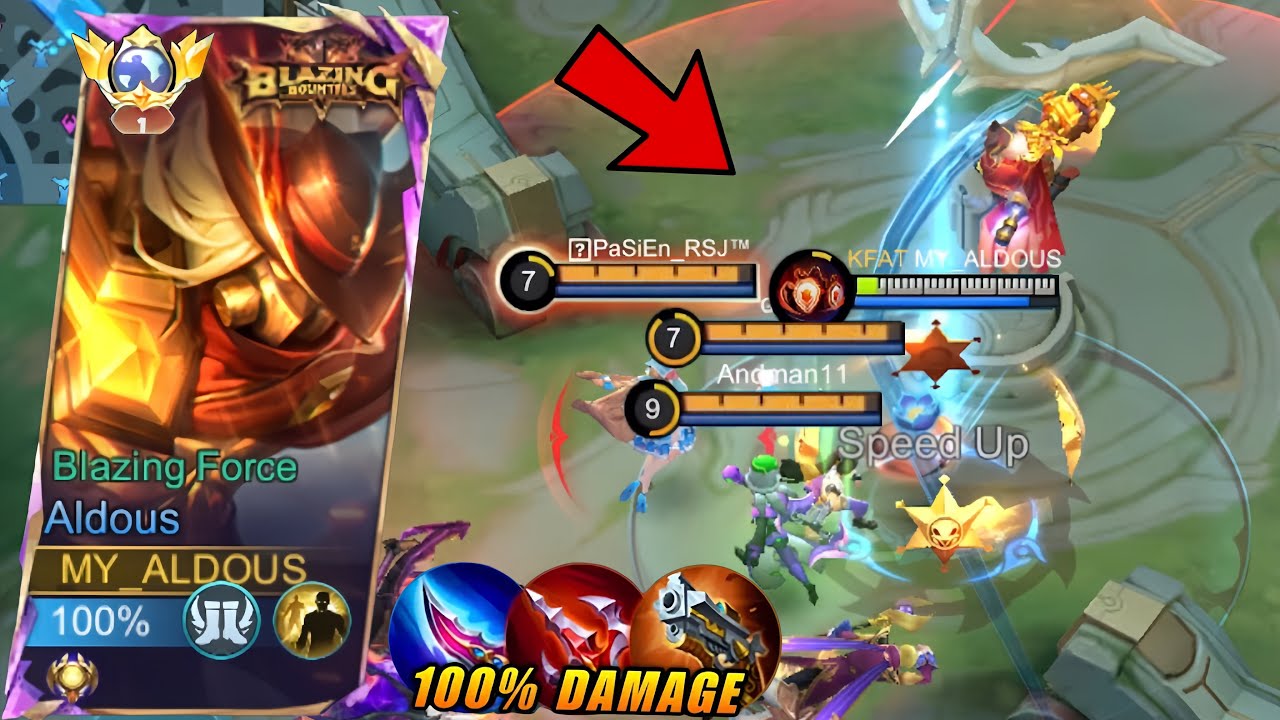 ALDOUS ONE SHOT BUILD = 1 PUNCH 1 KILL! 💀