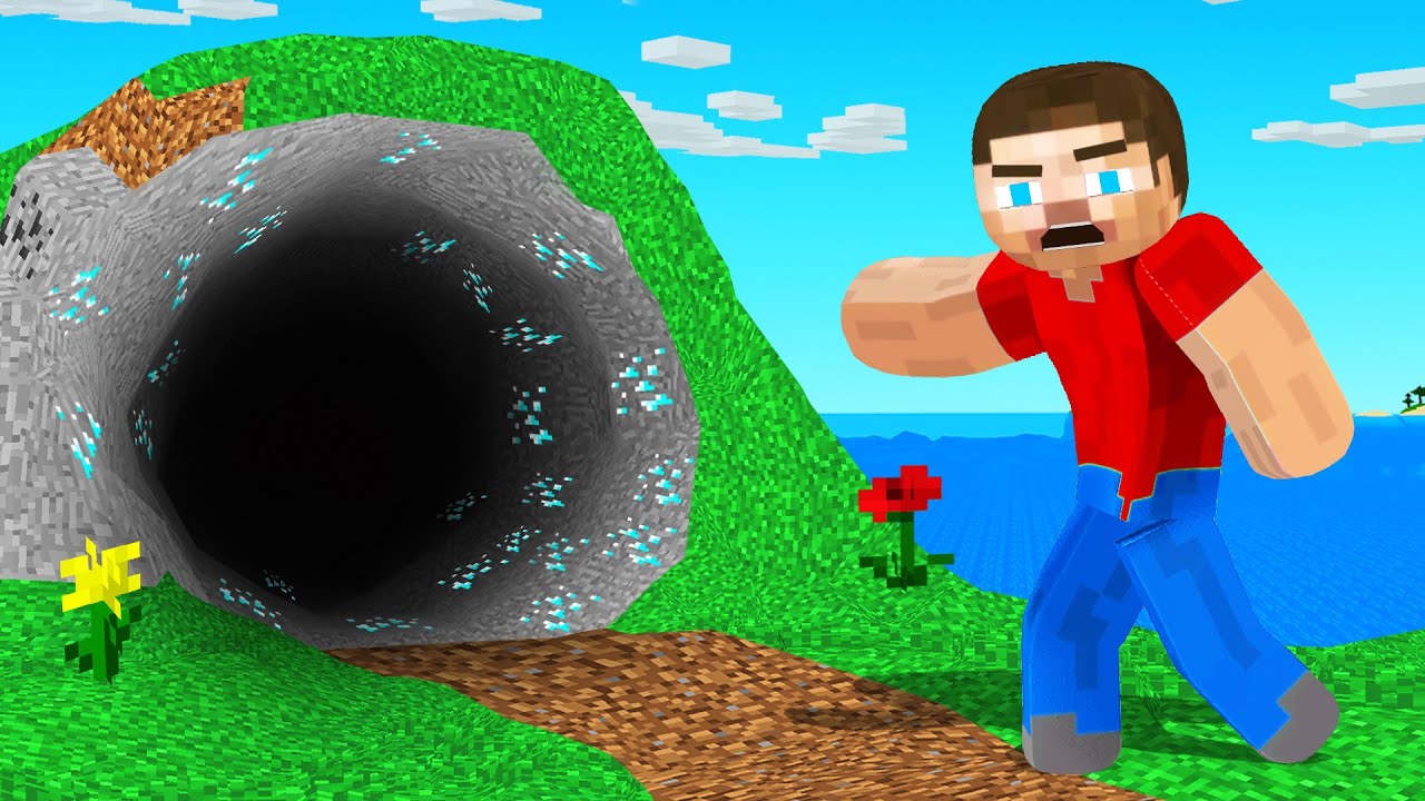 Playing SUPER REALISTIC MINECRAFT (no cubes)
