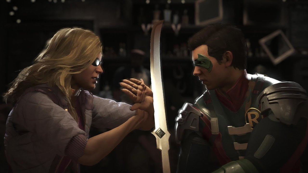 Injustice 2 : Black Canary Vs Robin - All Intro/Outros, Clash Dialogues, Super Moves