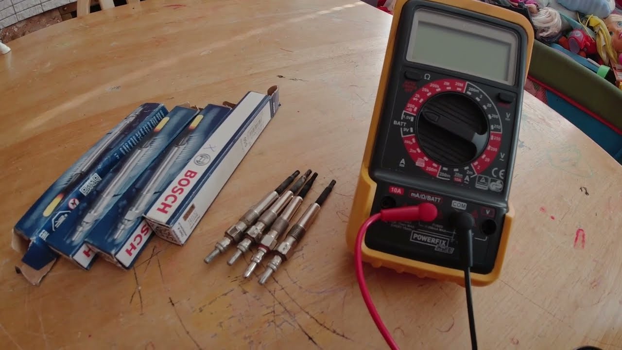 How to test glow plugs with a multimeter