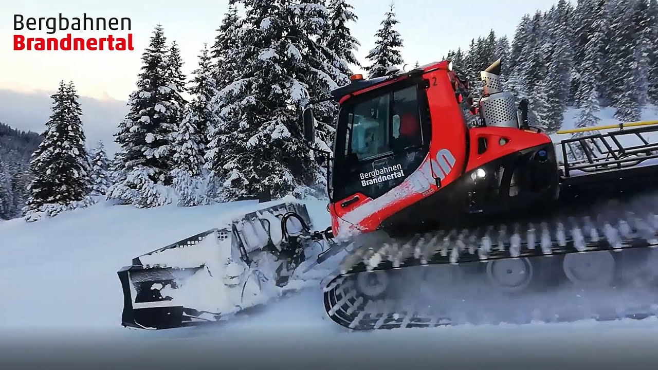 Unser neuer PistenBully 600 am Bürserberg