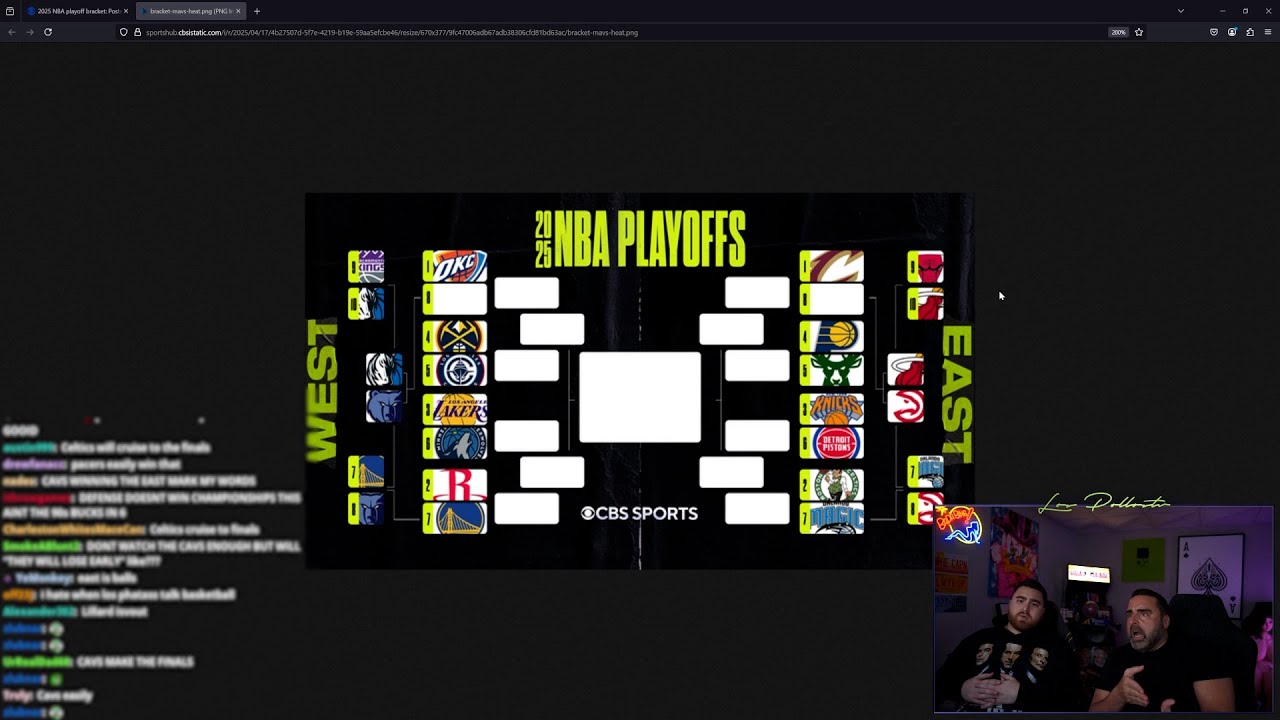 LosPollosTV and Wad make their 2025 NBA Playoff Predictions!