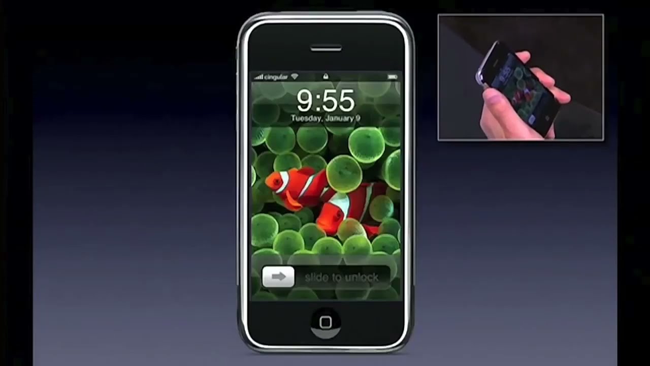 Steve Jobs Demonstrates iPhone Touch Screen for the First time at Macworld in San Fransisco