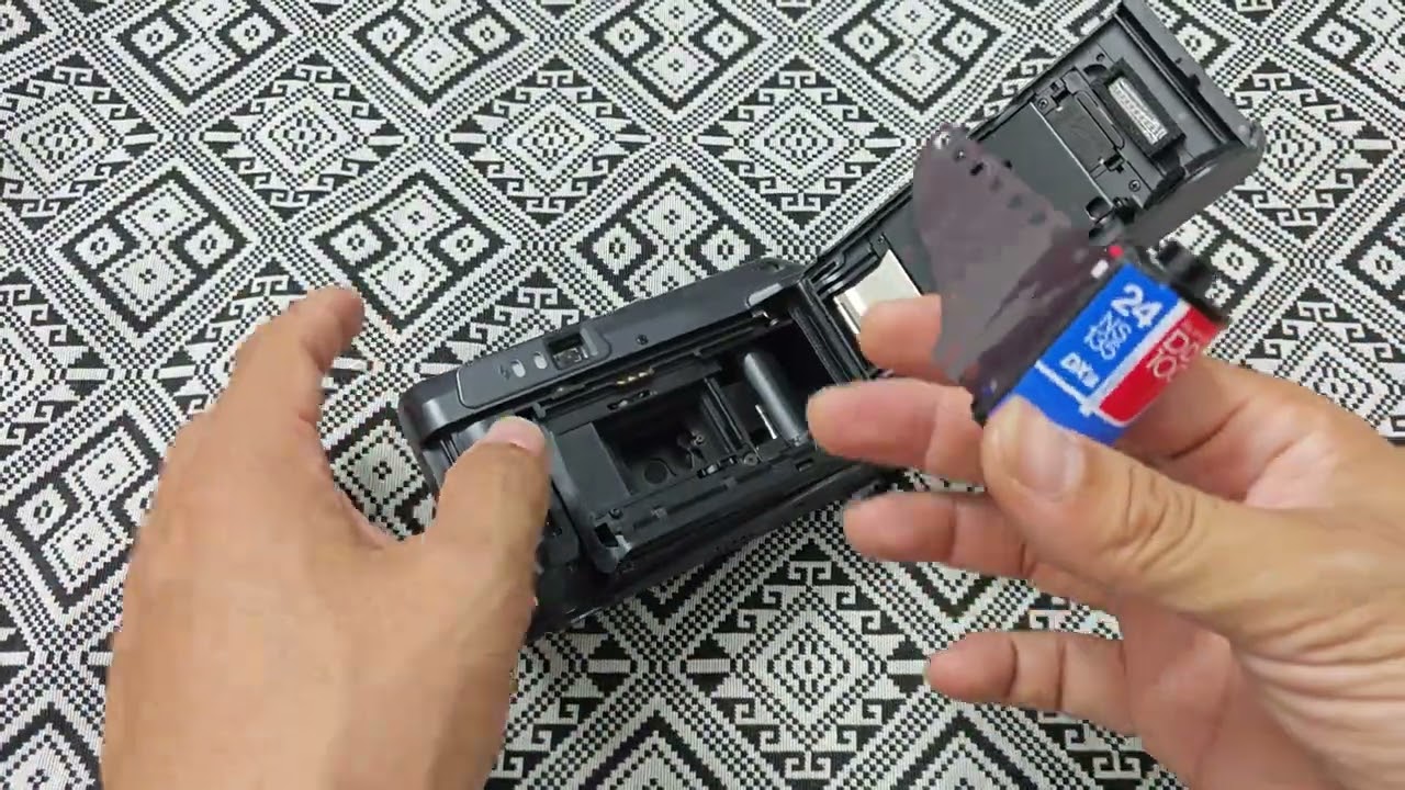 📷 Hướng dẫn sử dụng máy ảnh film Fuji Tele Cardia Date