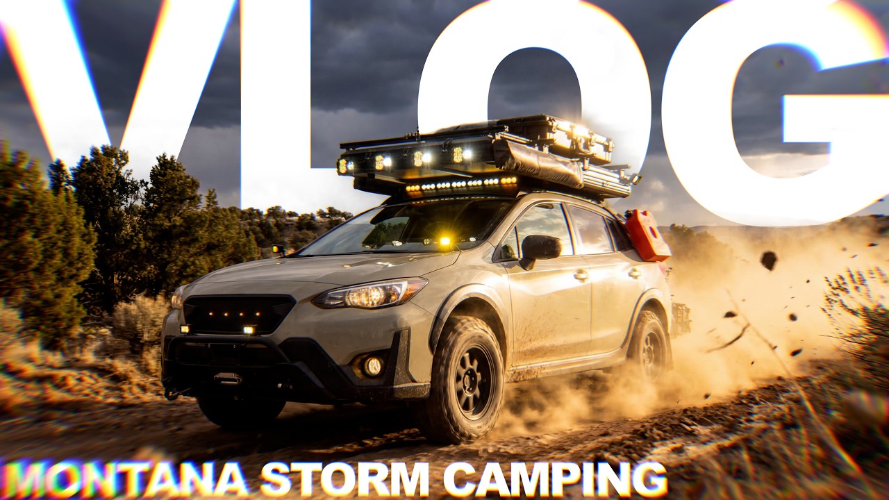 We Didn't Make it! Running From Storms in Our Overland-Built Crosstrek