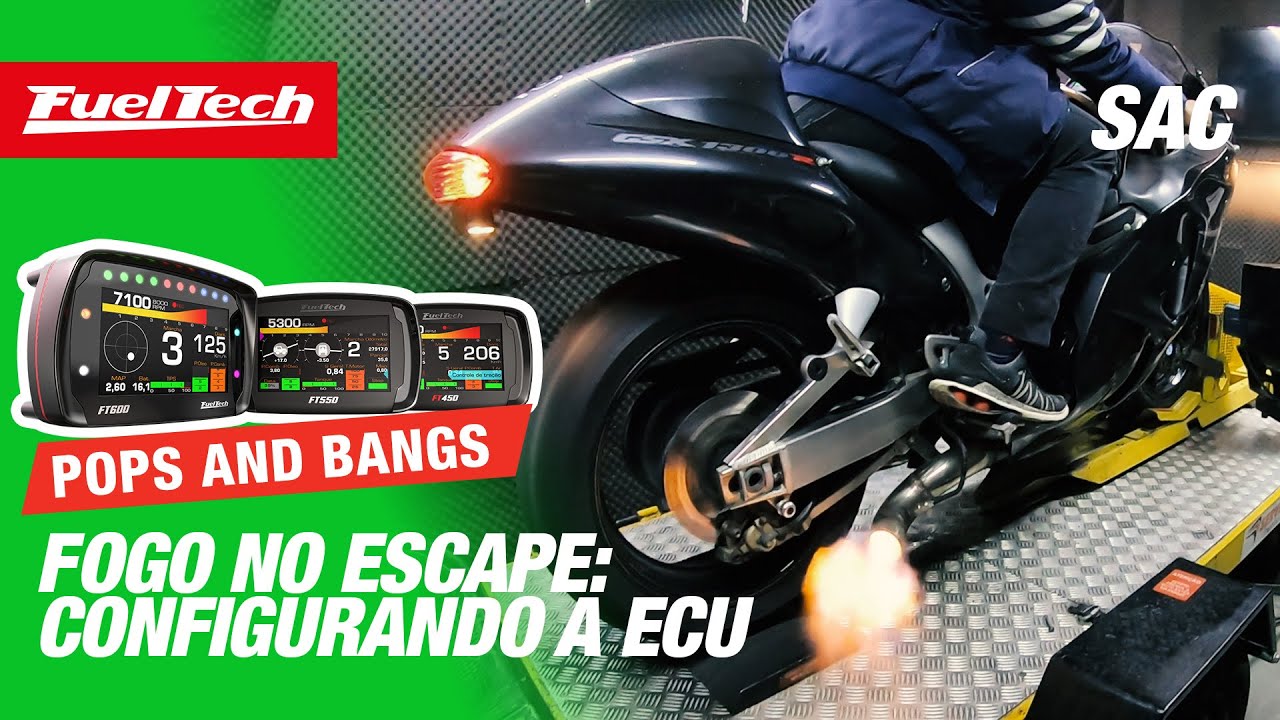 💥 Pops and Bangs na Hayabusa do Maurício.