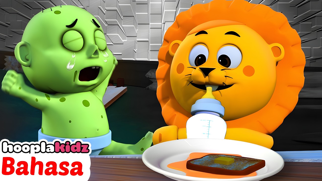 Lagu Keluarga Zombie: Di Mana Susuku? | HooplaKidz Bahasa Indonesia