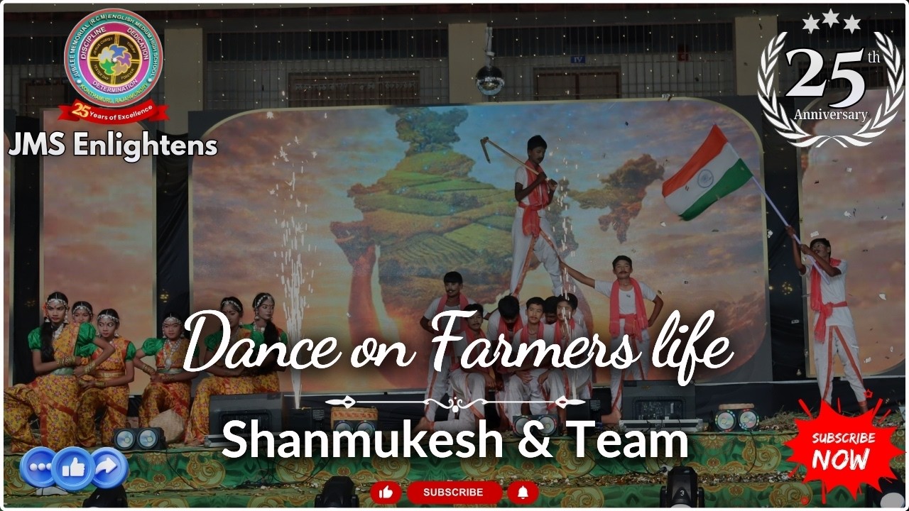 Dance on Farmers life | Shanmukesh & Team | Sowgandhi Miss| Silver Jubilee | JMS Enlightens