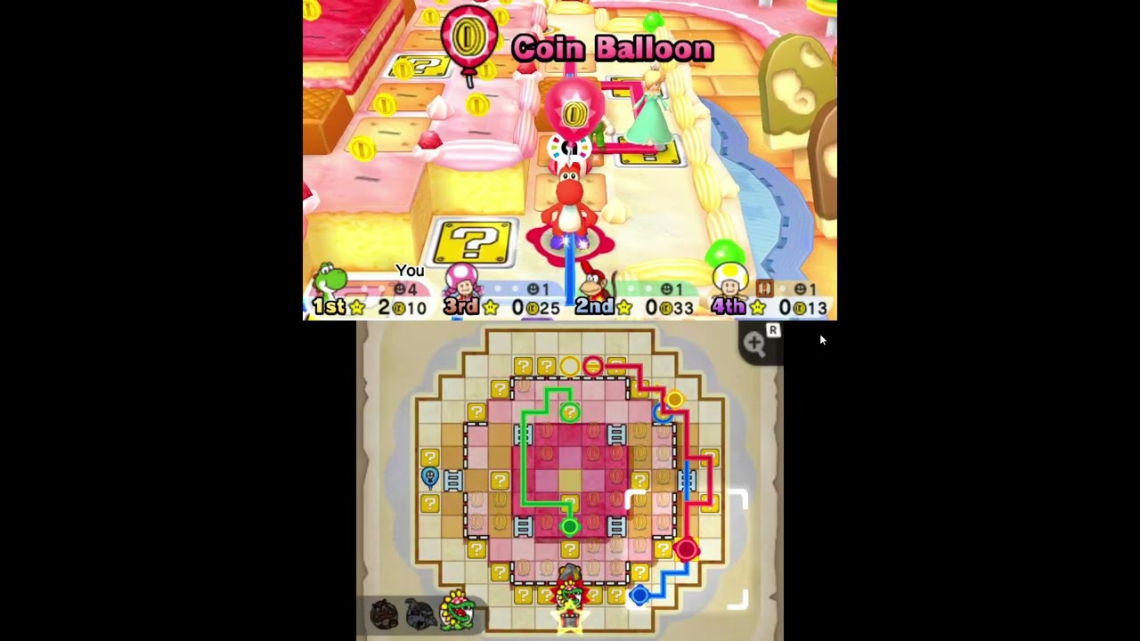 Mario party star rush with custom music world 3