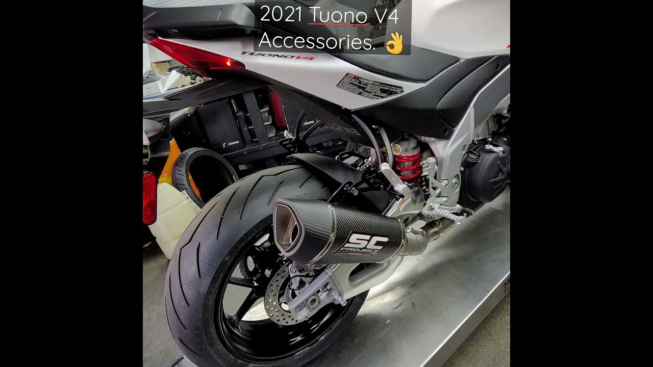 2021 Aprilia Tuono V4  1100 Accessories, Phase 1.  #shorts