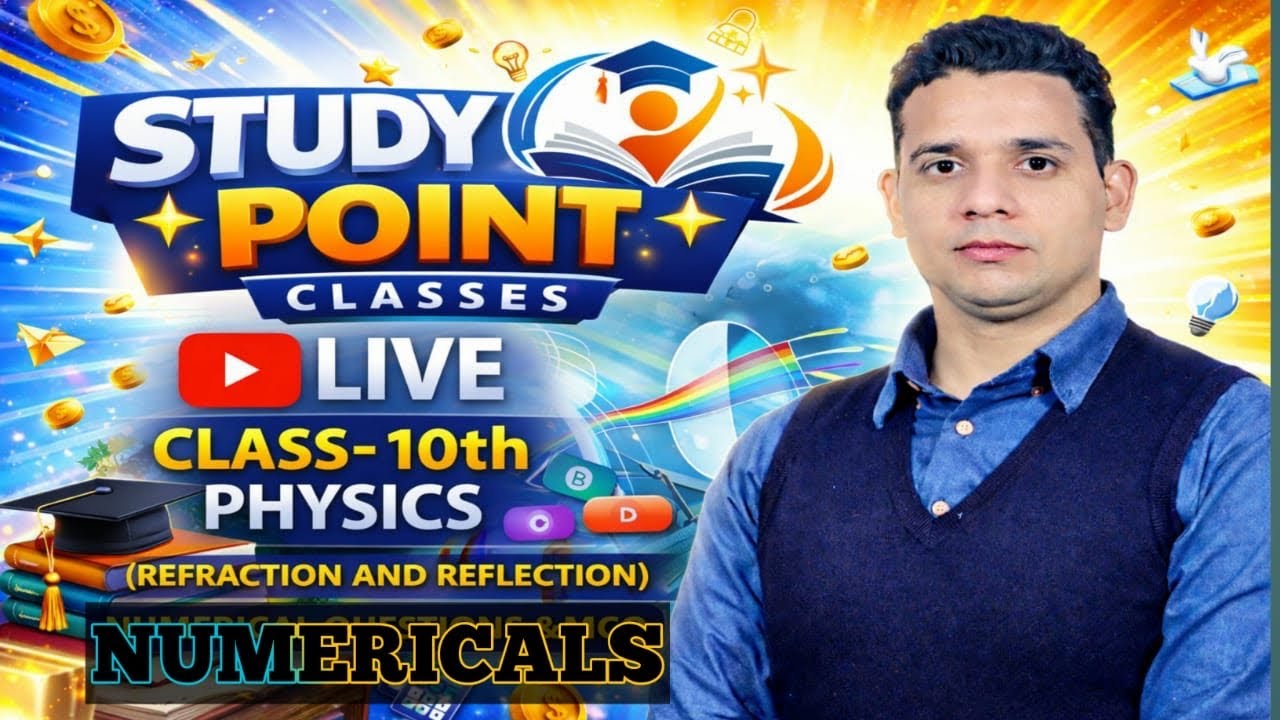Study Point Classes is live! NUMERICAL QUESTIONS MIRROR TOPIC (CBSE & HBSE) PYQ 