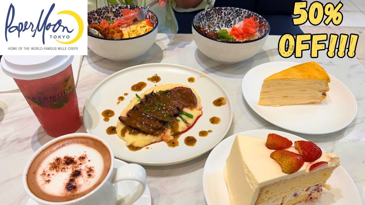 50% OFF!!! FOOD TRIP (Part 1) - Papermoon Cake Boutique and Cafe
