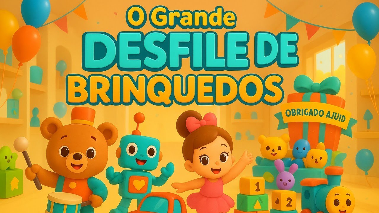 A Grande Parada dos Brinquedos 🎶 Música Divertida para Crianças by BrightTales