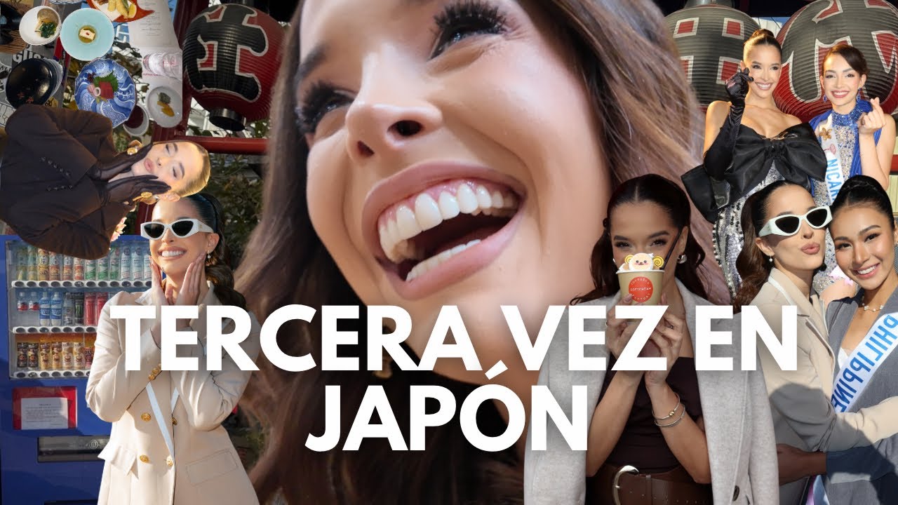 Japón me recibió ASÍ 😱✈️ Lo que pasó en mis primeros días rumbo a Miss International 2025
