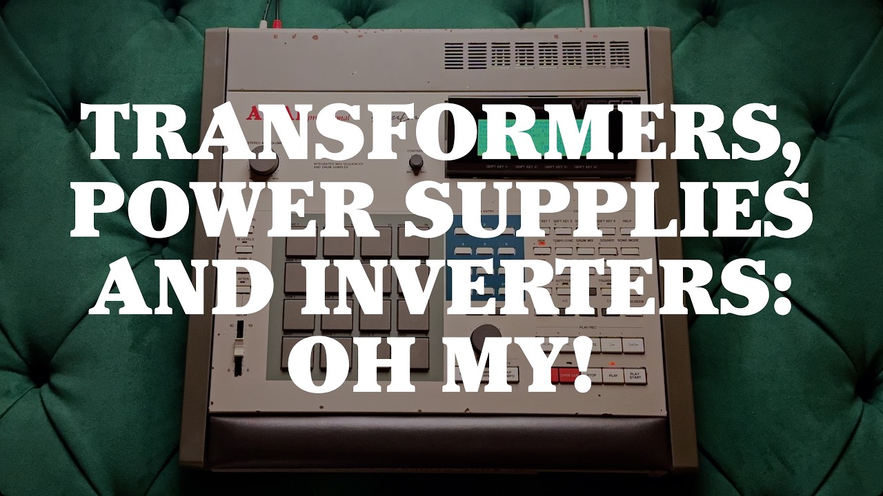 MPC 60 Restoration: Power supply, Transformer and LCD Inverter tests