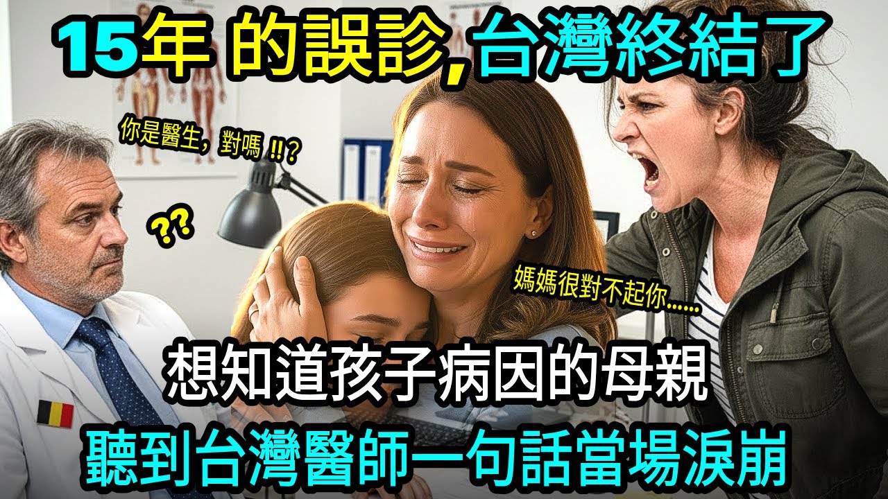 十五年的誤診,台灣終結了 想知道孩子病因的母親聽到台灣醫師一句話當場淚崩