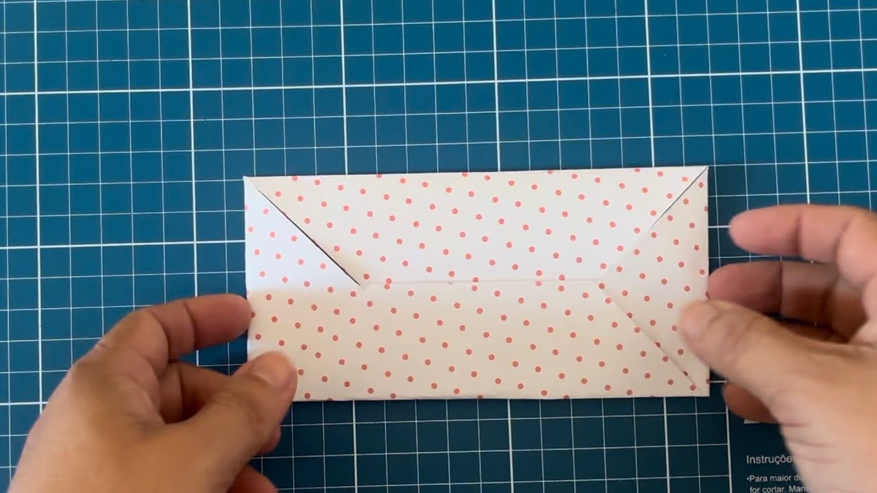 Como Fazer um Envelope de Papel SEM Cola (Dobradura Fácil e Lindo!) ✉️✨