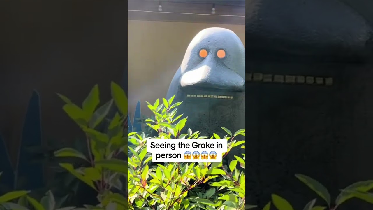 Seeing THE GROKE In Person 😳😳 #moomins #moominvalley