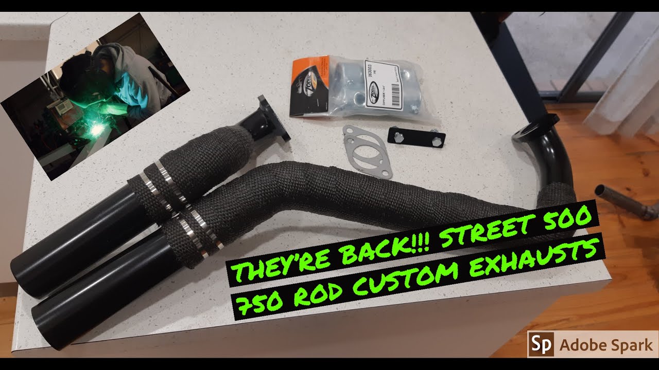 They're back!! Harley Davidson street 500 street 750 street rod Revolution X custom exhaust systems!