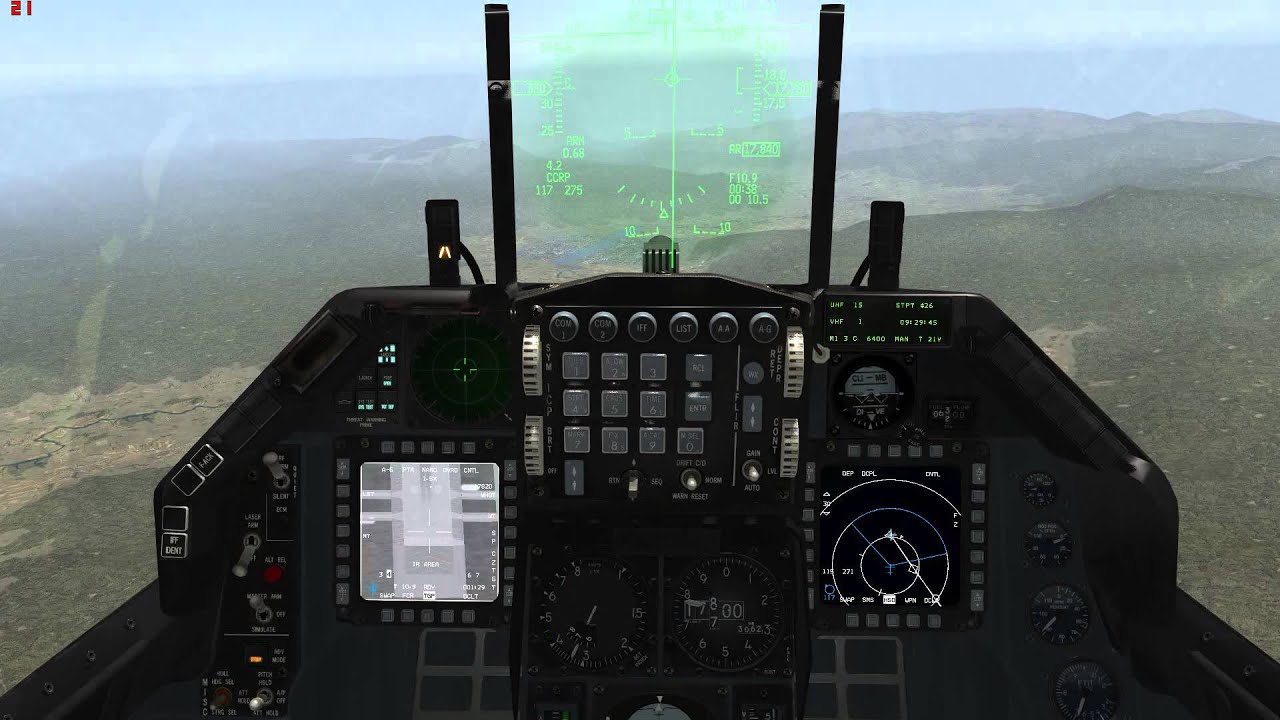 Falcon BMS OCA Strike using TGP and HSI