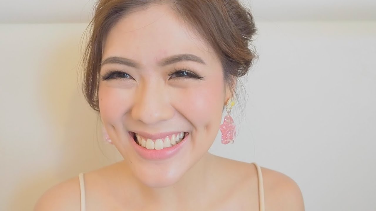 HOW TO แต่งหน้าสวยใสไปงานแต่ง โทนชมพูทอง
