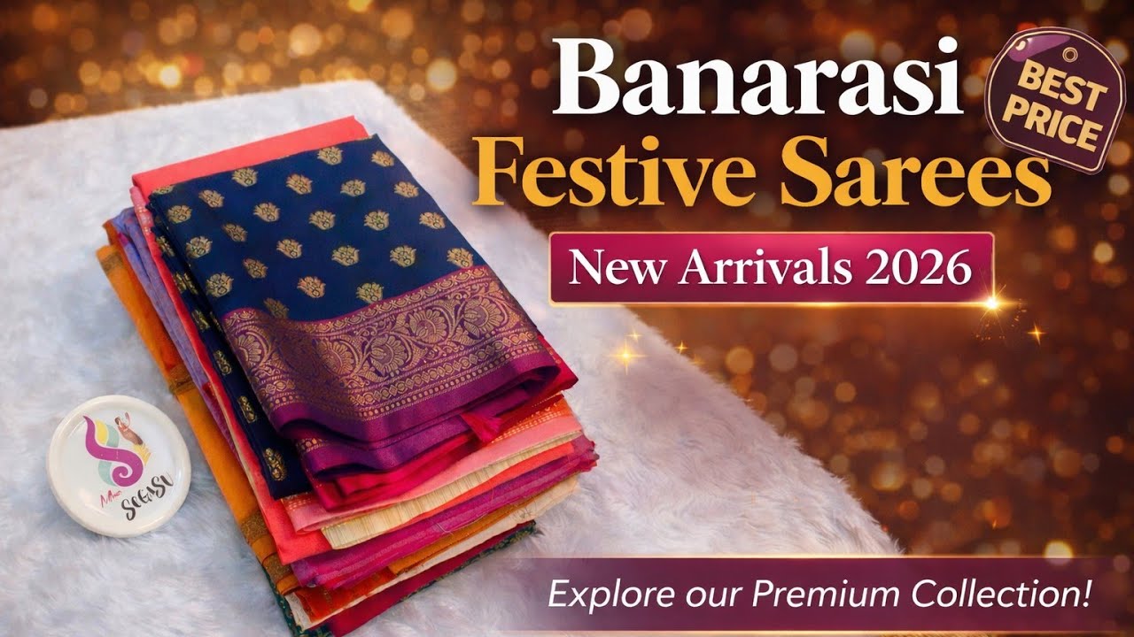 ✨ Premium Banarasi Festive Sarees Collection | Miss Sogasu | New Arrival 2026