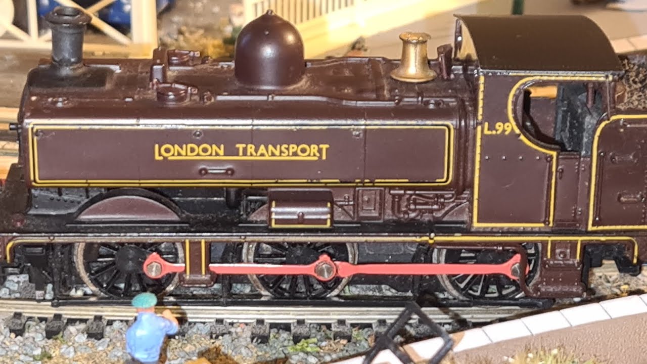 Модель паровоза Bachmann London Transport Pannier 5700. (Спасибо, Клайв, за то, что починил его, ...