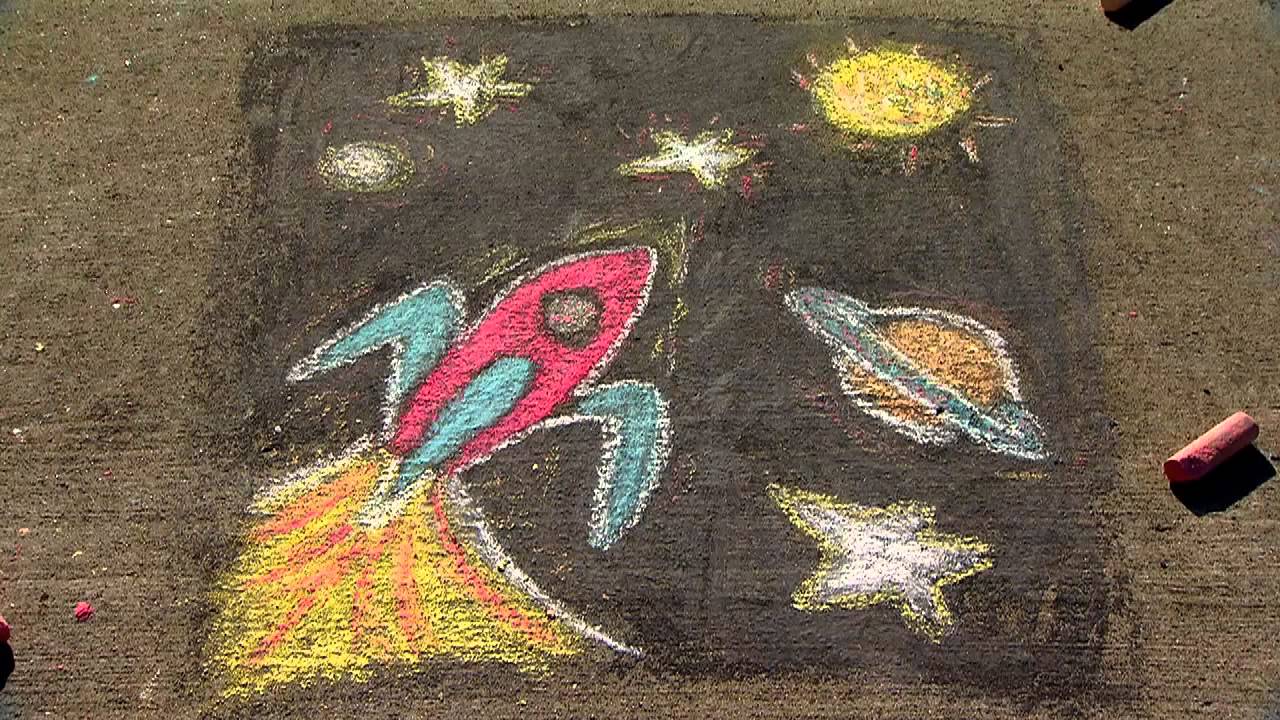Creating a Chalk Mural | ArtQuest | NPT
