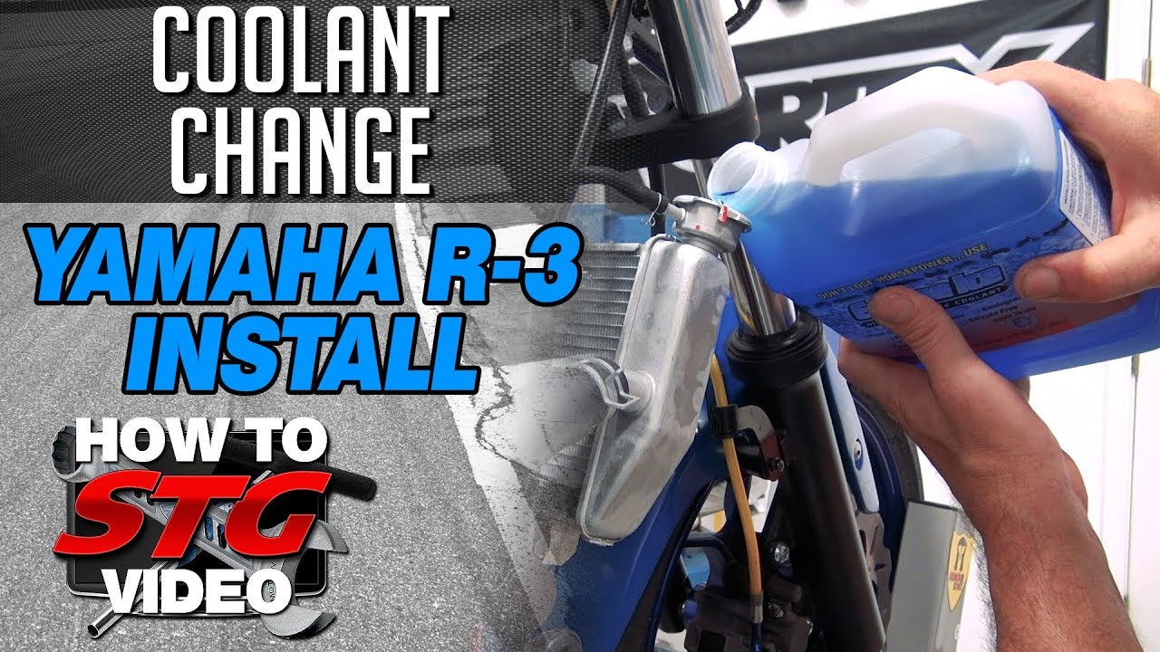 Как заменить охлаждающую жидкость Yamaha R3 | Sportbiketrackgear.com