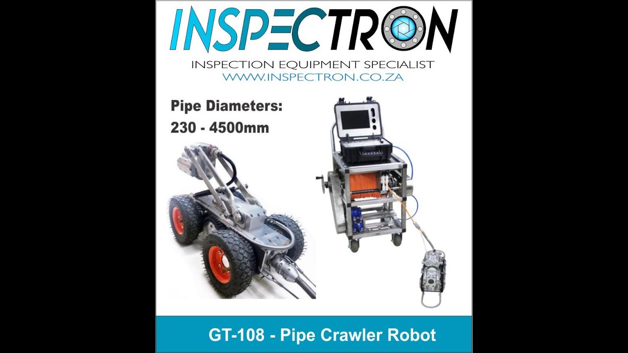 GT108 - Crawler Robot - Sewer Pipe Inspection Systems