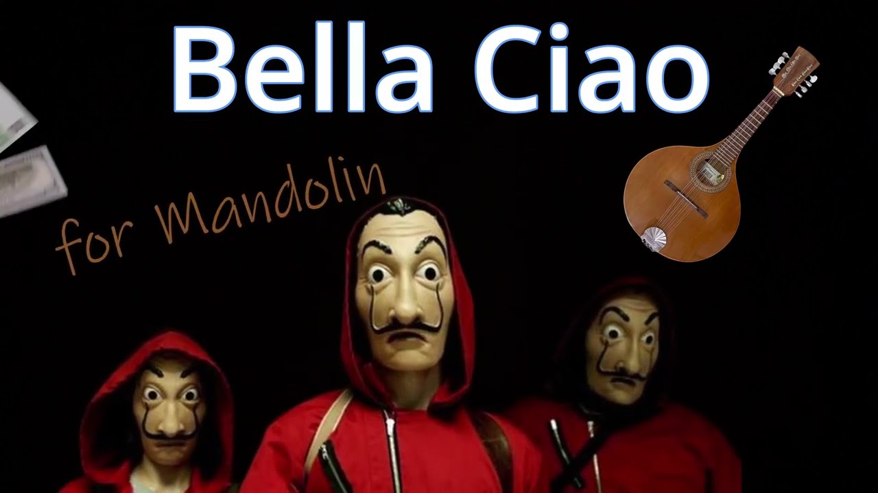 Bella Ciao for Mandoloin & Piano [TABLATURE FOR MANDOLIN] #mandolin #piano #tablature
