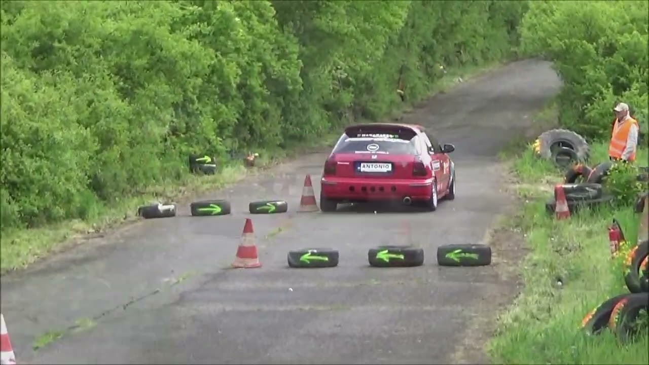 Antonio Makky /HONDA CIVIC/ Dolná Strehová RALLY-SHOW (2024.04.27.)