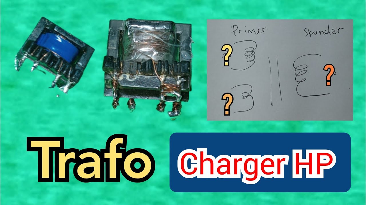 cara melilit trafo charger hp - banyak lilitan