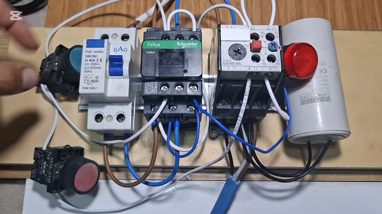 Derinkuyu Dalgıç pompa panosu, Termik ve start stop bağlantısı nasıl yapılır.