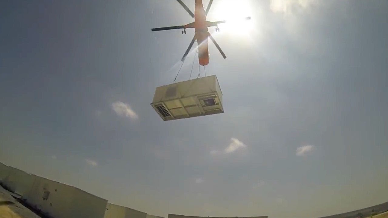 Operations from an S-64 Air Crane&reg;  Helicopter | All about HVAC