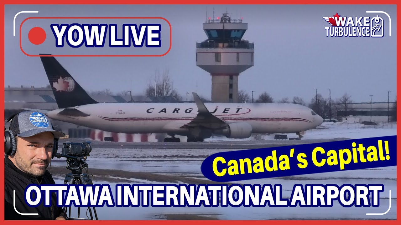 🔴LIVE OTTAWA Airport Stream✈️Bonus Plane Spotting Action | CYOW / YOW