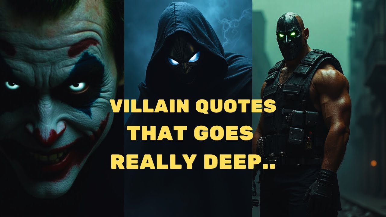 Villain Quotes That Reveal the Harsh Reality of Life!