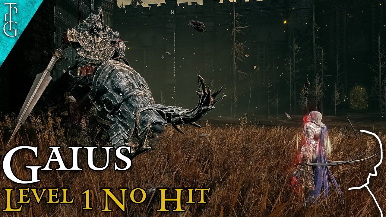 Defeating Gaius on Level 1 with Backhand Blades - No Hit, No Scadutree Blessings - Commented
