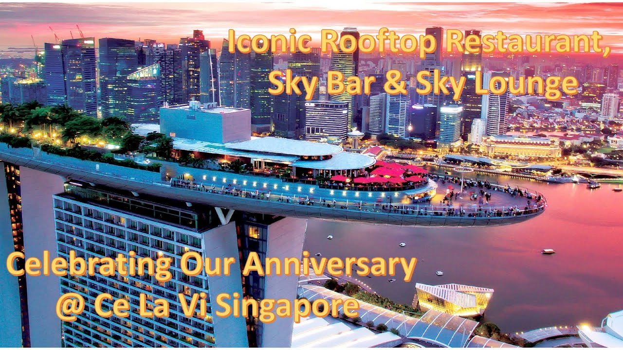 Celebrating Our 12 Years Together at CeLaVi Singapore | Iconic Rooftop Restaurant Sky Bar & Lounge