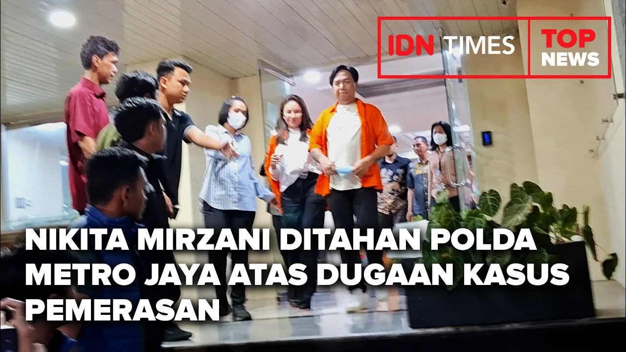 NIKITA MIRZANI DITAHAN POLDA METRO JAYA ATAS DUGAAN KASUS PEMERASAN