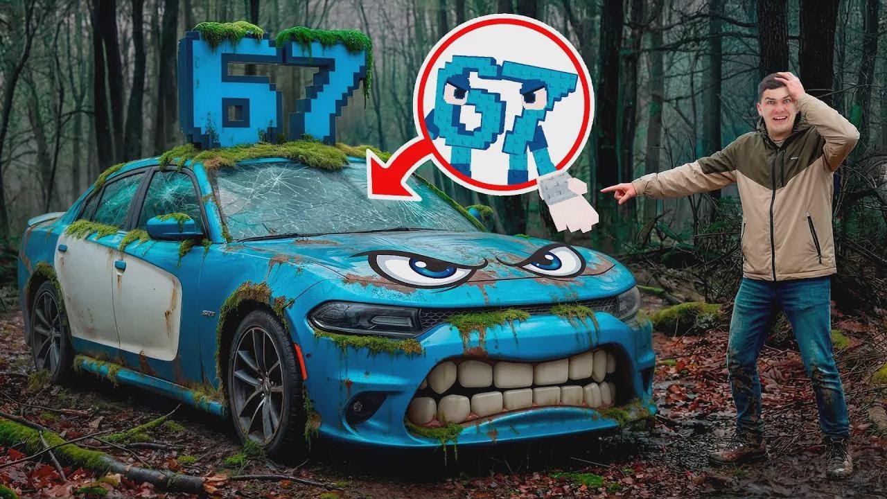 Odnaleźliśmy porzucone auto Brainrota z Steal a Brainrot! Czy da się je odpalić i pojechać?