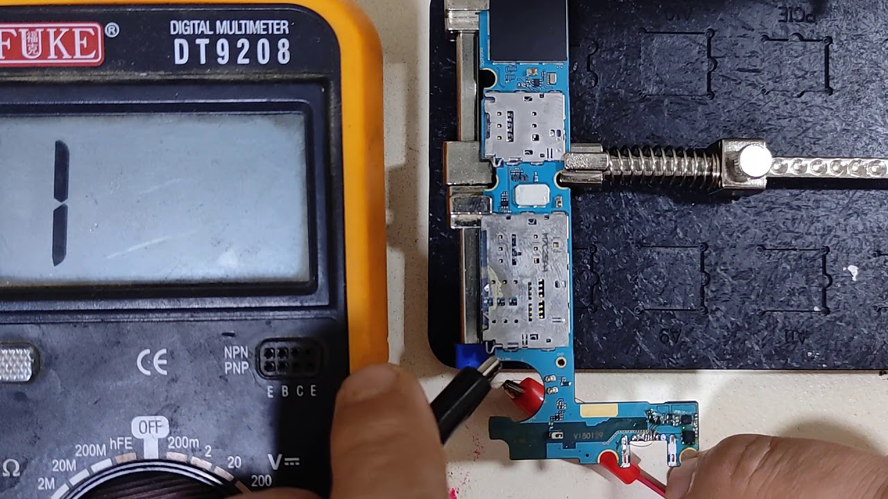 g610 no charging no power تشخيص مشكلة جي 7 لا يعمل ولا  يشحن فيه شورت  Diagnose problem and solve it