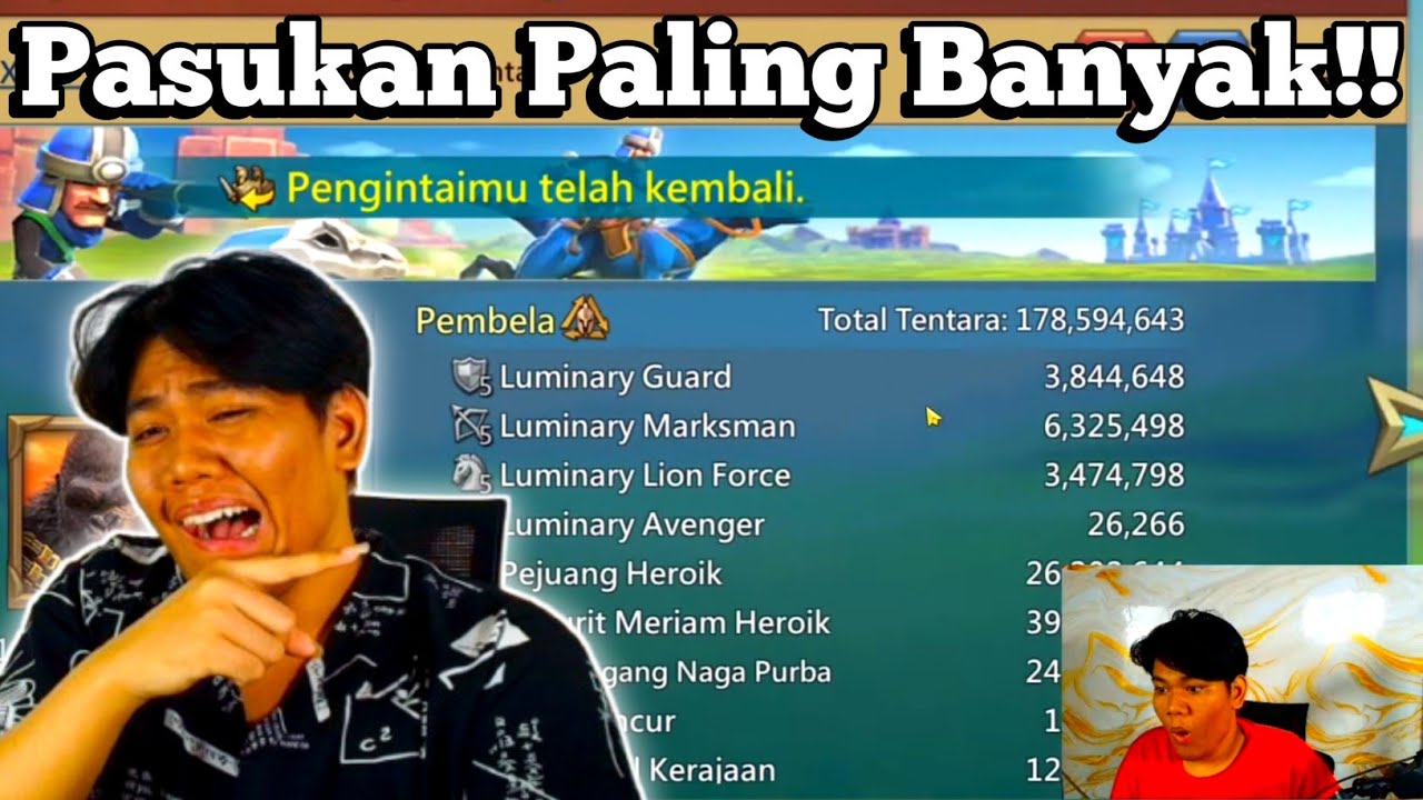 178M Pasukan!! Musuh Paling Gila Saat KvK Bersama @Ajdamko S|F War Klan Lords Mobile Indonesia 