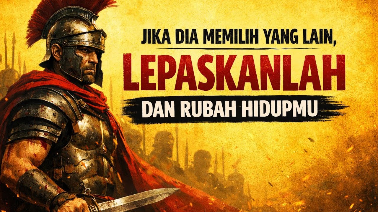 Jika dia memilih yang lain,lepaskanlah dan rubah hidupmu -Stoic Modern