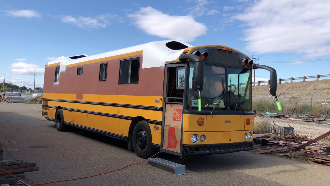 House Windows in our Bus - Vlog 35 School Bus Conversion