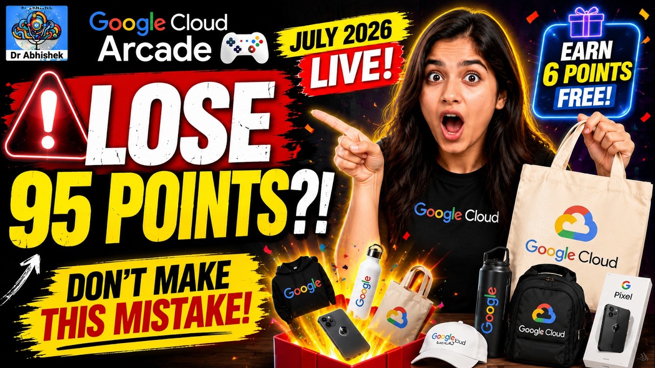 Вы рискуете ПОТЕРЯТЬ 95 баллов Google Arcade! Не совершайте эту ошибку | GOOGLE CLOUD ARCADE 2026