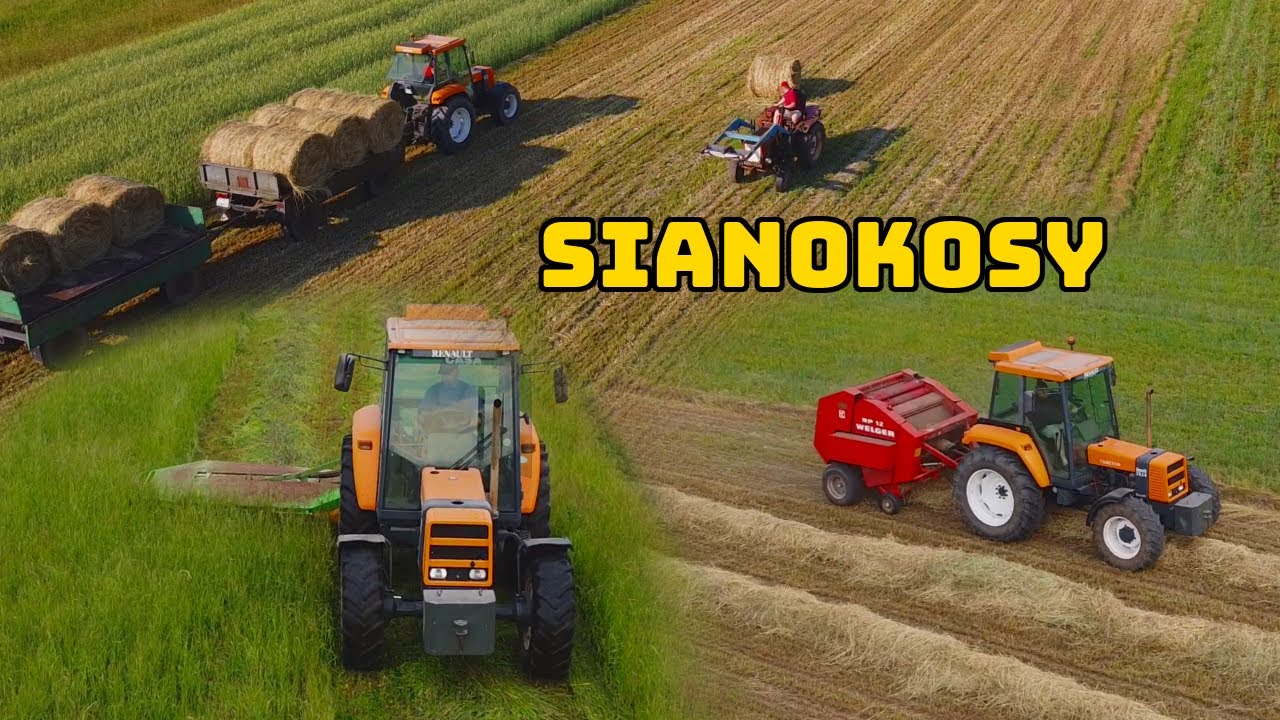 Sianokosy 2022 ☆ Od skoszenia do zebrania ☆ Renault, Ursus i T25 #61