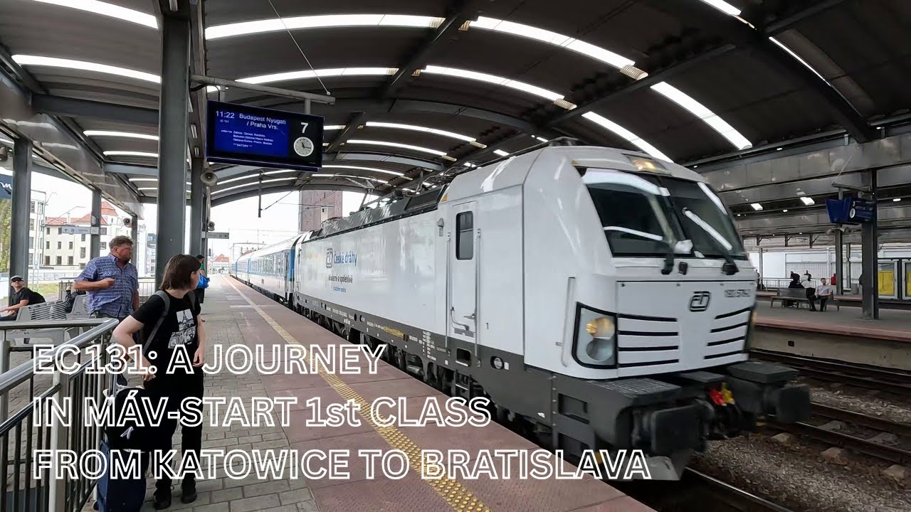 Across Central Europe in Summer — EC 131 from Katowice to Bratislava