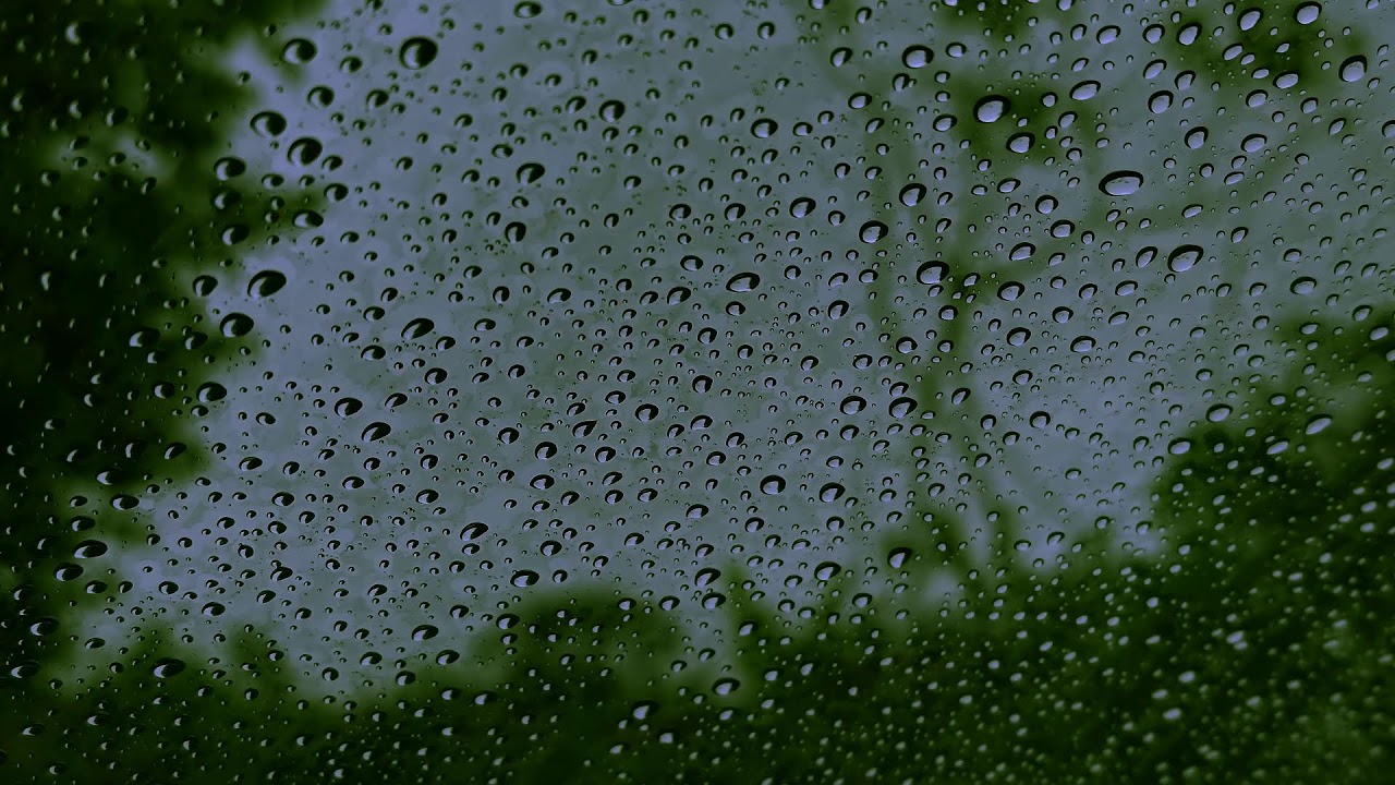 Healing of Stress to Instantly Fall Asleep in Under 5Minutes - Rain Sound On Window with Dark Screen